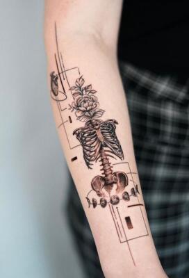 skeleton tattoo (9)