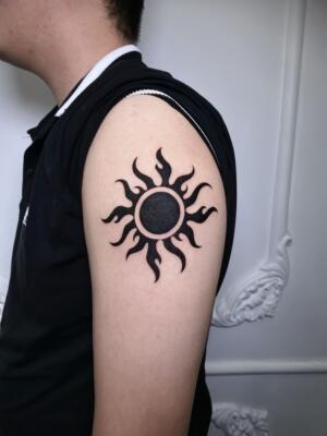 sun tattoo (5)