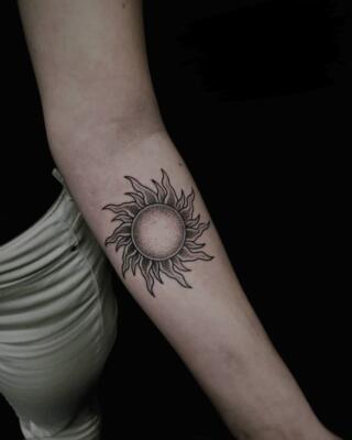 sun tattoo (6)