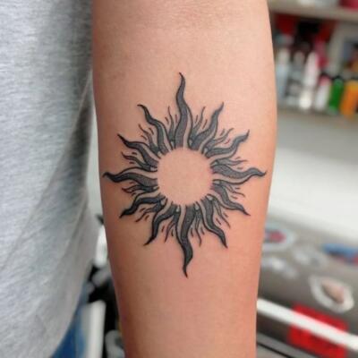 sun tattoo (9)