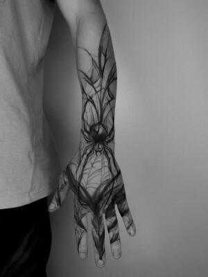 tattoo cobweb (3)