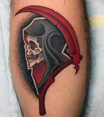 tattoo of death with a scythe (5)