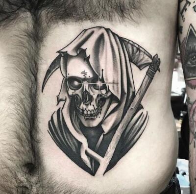 tattoo of death with a scythe (7)