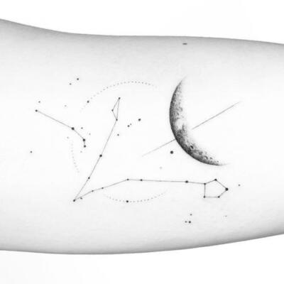 tattoo of the zodiac sign рisces (1)