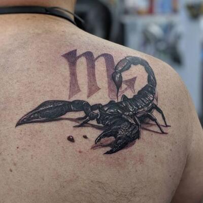 tattoo of the zodiac sign scorpio (1)