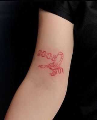 tattoo of the zodiac sign scorpio (3)