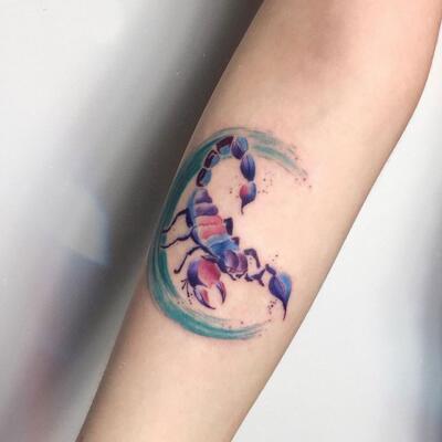 tattoo of the zodiac sign scorpio (5)