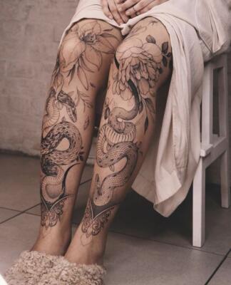 tattoo on leg (77)