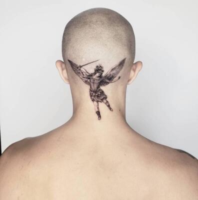 tattoo on the back of the head (4)