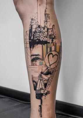 tattoo on the shin (6)