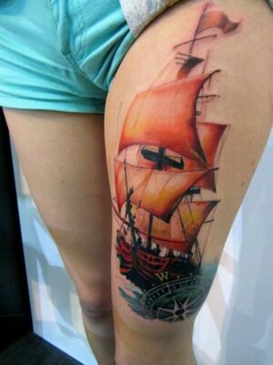 tattoo sailboat (4)