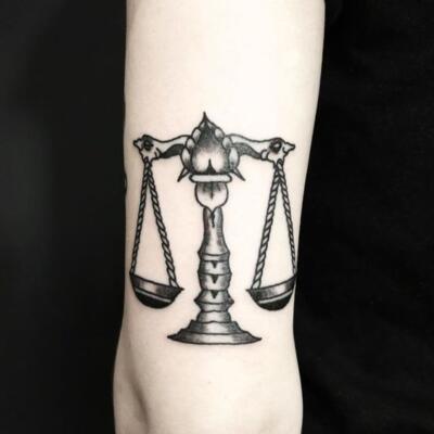 tattoo sign of the zodiac libra (2)