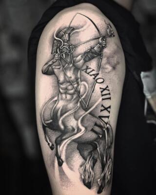 tattoo sign of the zodiac sagittarius (4)