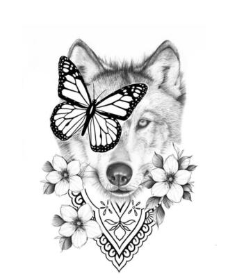 tattoo wolf (2)