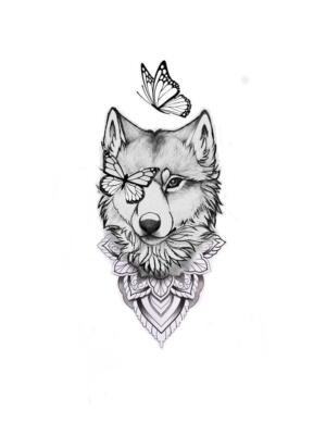 tattoo wolf (5)