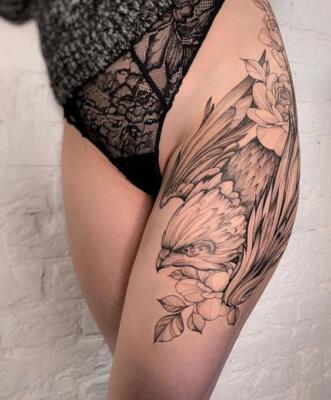 tattoos on the thigh (9)