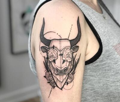 taurus zodiac tattoo (2)