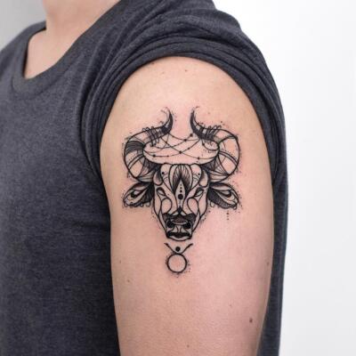 taurus zodiac tattoo (3)