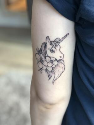 unicorn tattoo (2)