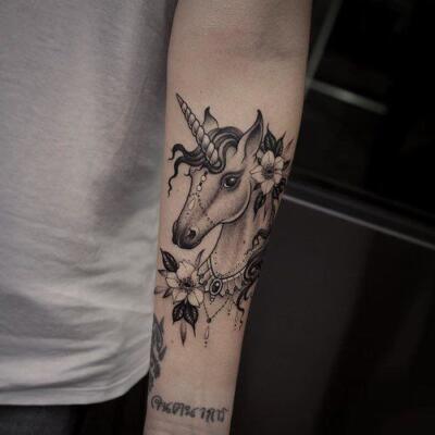 unicorn tattoo (3)