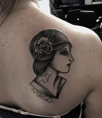 virgo zodiac sign tattoo (3)