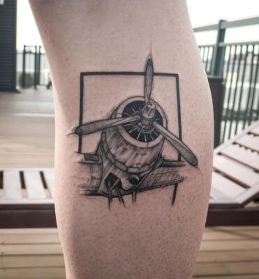 airplane tattoo (5)