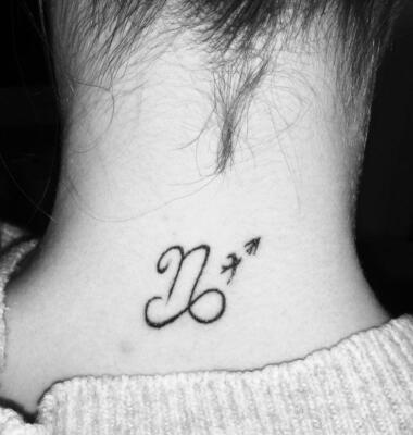 capricorn zodiac sign tattoo (2)