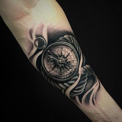 compass tattoo (2)