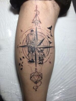 compass tattoo (5)