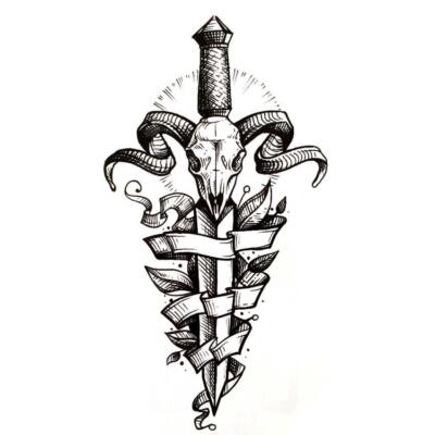 dagger tattoo (5)