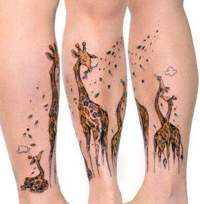 giraffe tattoo (2)