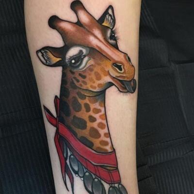 giraffe tattoo (3)