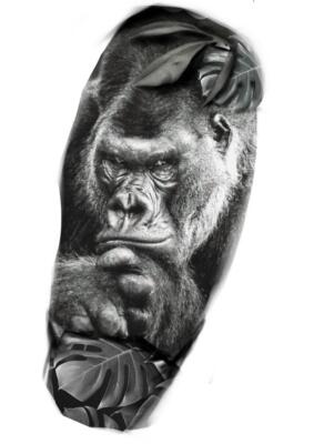 gorilla tattoo (1)