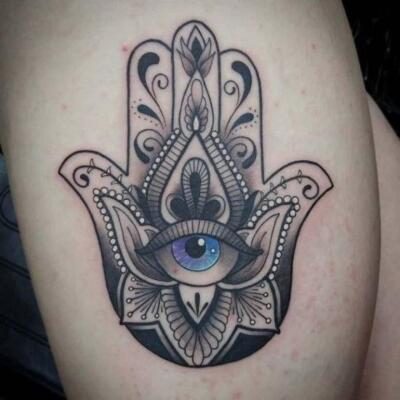 hamsa tattoo (9)