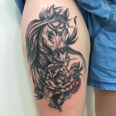 horse tattoo (2)