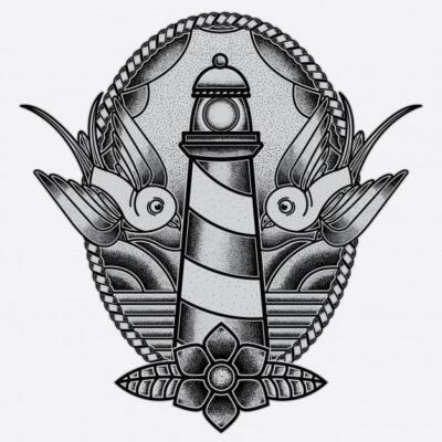 lighthouse tattoo (1)
