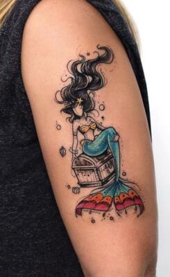 mermaid tattoo (8)