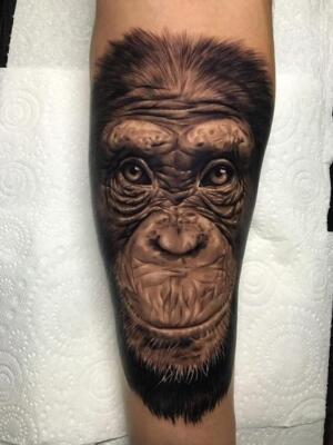 monkey tattoo (3)