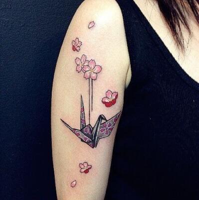 origami tattoo (3)