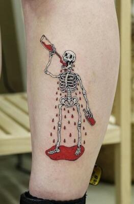 skeleton tattoo (5)