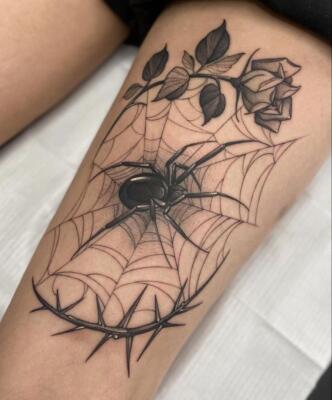 tattoo cobweb (5)