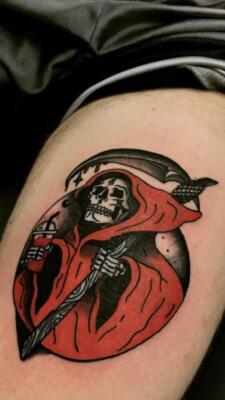 tattoo of death with a scythe (3)