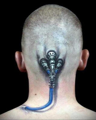 tattoo on the back of the head (3)