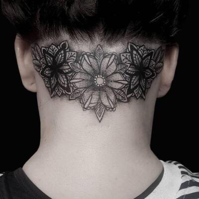 tattoo on the back of the head (5)